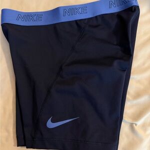 Nike Navy Shorts with Blue Details